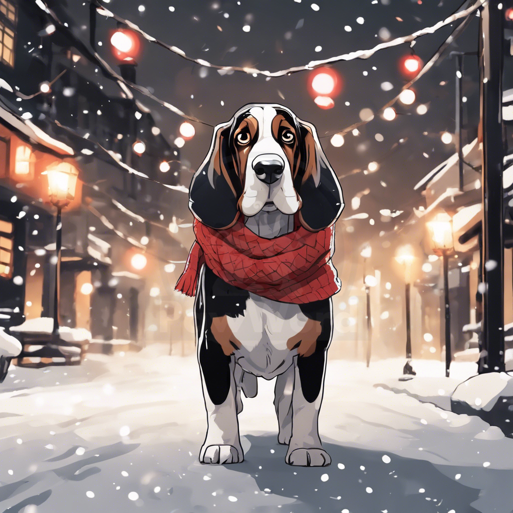 Bassett Hound Hero: A Christmas Tail of Guiding Paws and Festive Surprises: A George PawWord Story