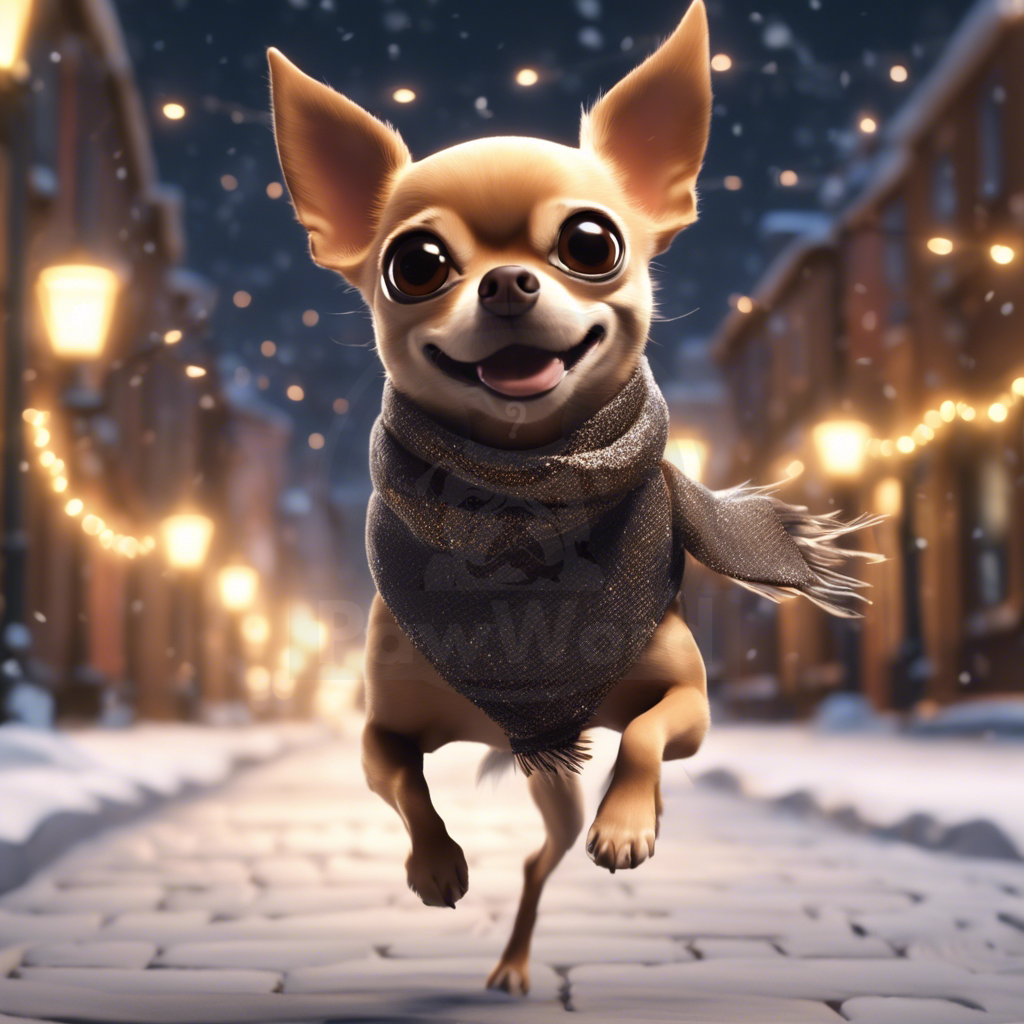 A Pawsome Tale of Snowflakes and Squeaky Dreams: Quinn the Chihuahua’s Journey in Pawsburgh: A Quinn PawWord Story