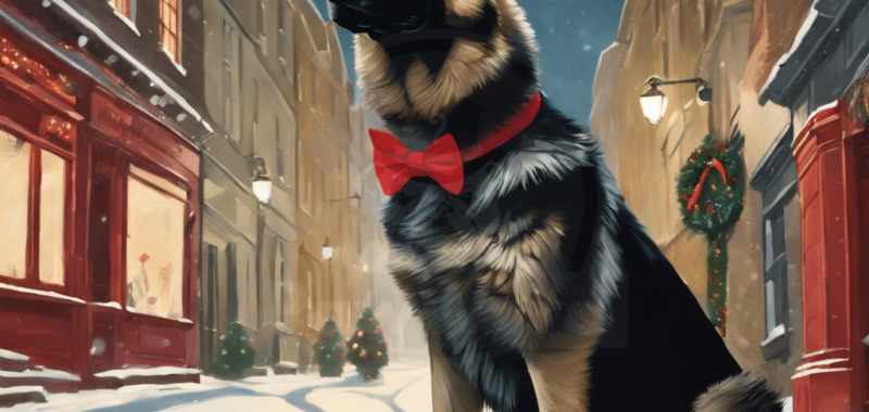 The Christmas Shepherd’s Tale: Navigating the Pawsburgh Night: A Hutch PawWord Story