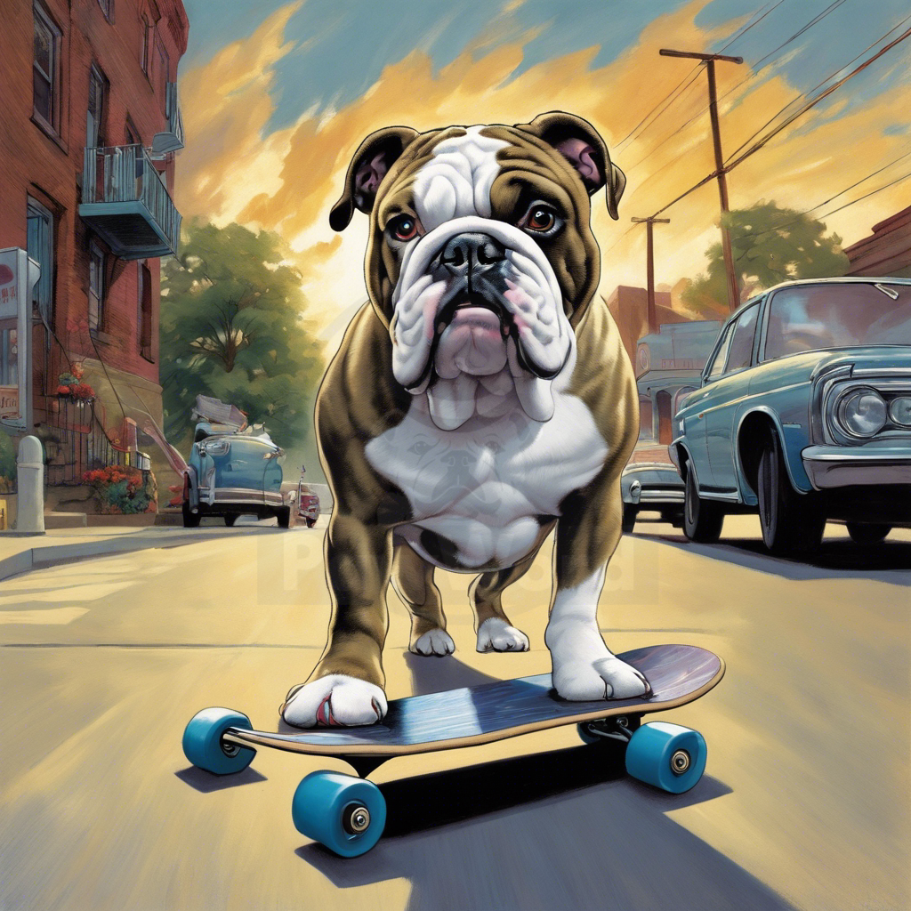 Rolling Tales of a Bulldog with a Board: Carving Life’s Canine Adventures: A Winchester PawWord Story