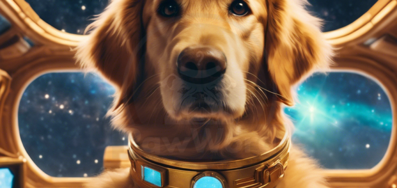 Pawsitively Stellar: The Cosmic Adventures of Copper, the Golden Retriever Starship Commander: A Copper PawWord Story