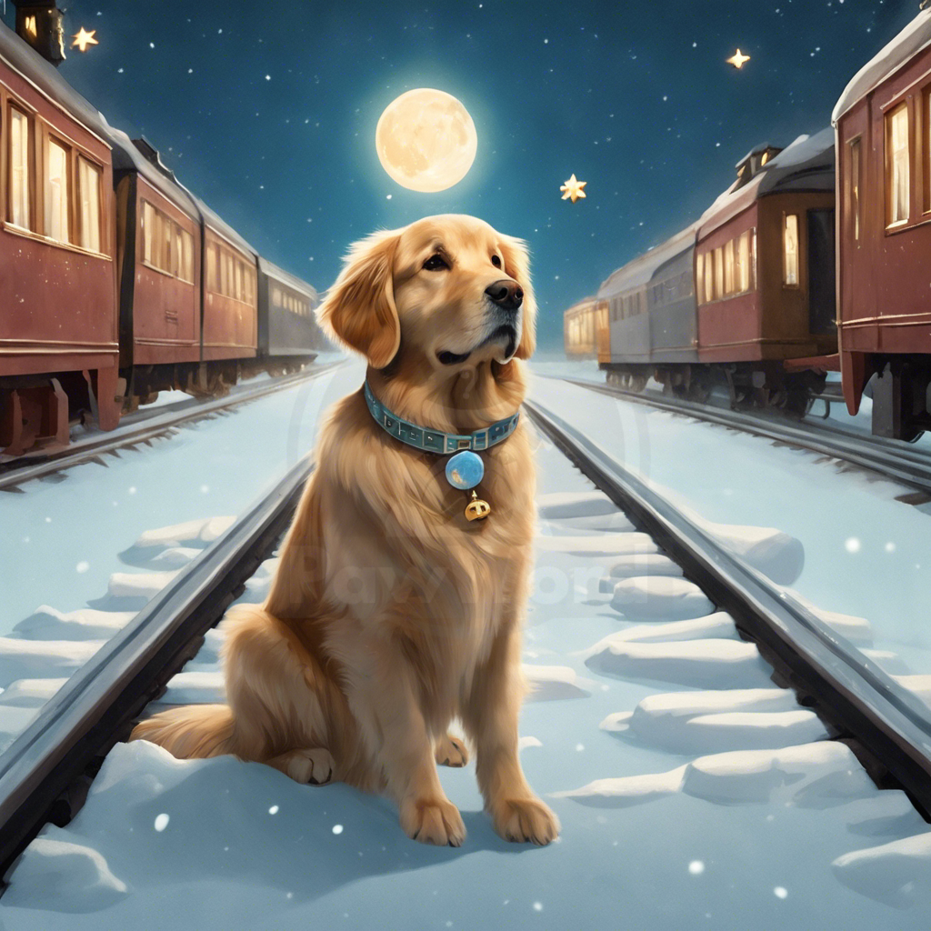 A Golden Retriever’s Tale: The Polar Pooch Express and the Ice-Crushing Adventure: A Willow PawWord Story