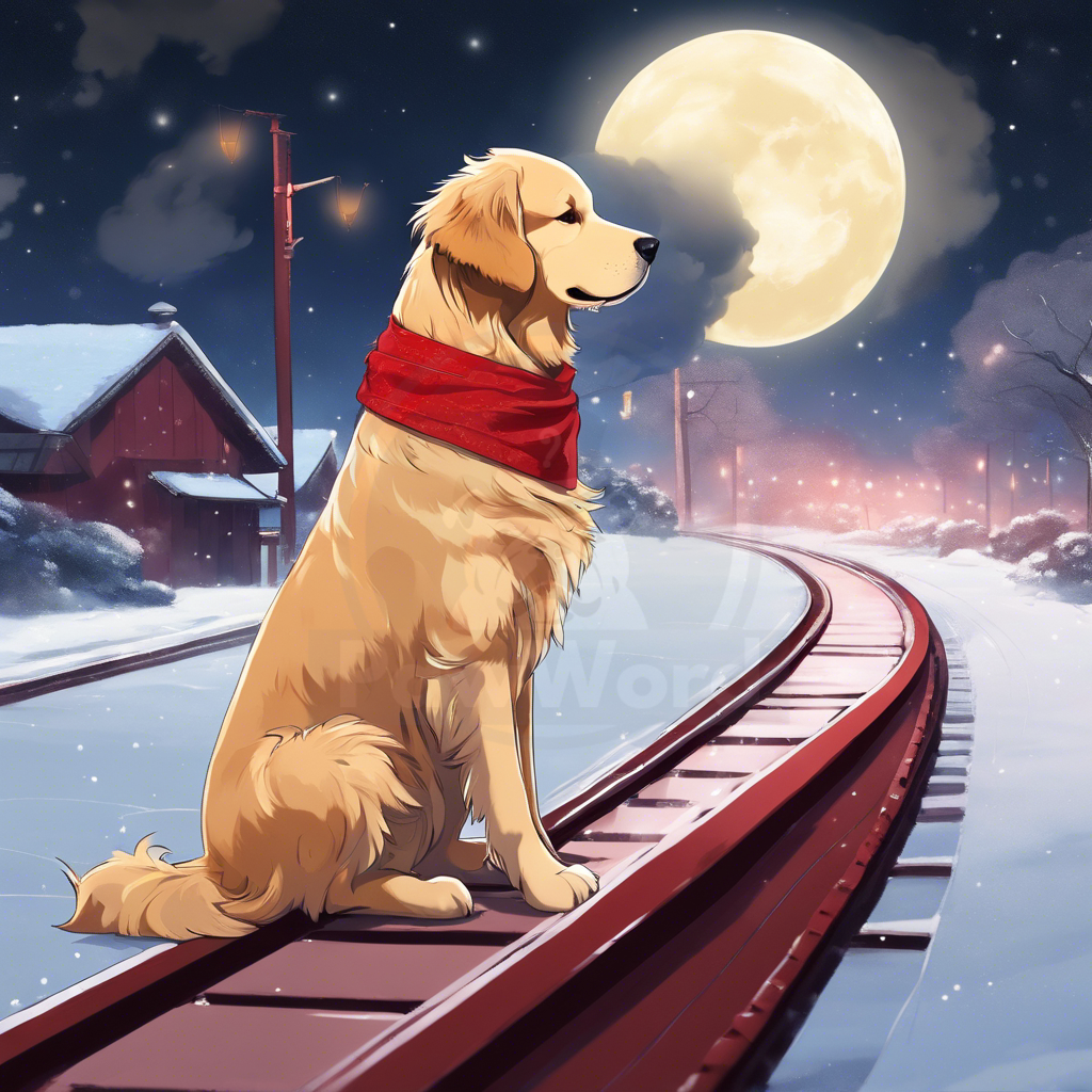 Paulie’s Christmas Eve: A Golden Adventure on the Polar Pooch Express: A Paulie PawWord Story