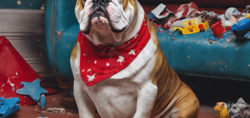 Squeaky Toys and Full Bellies: A Bulldog’s Journey in Spencerville: A beefy PawWord Story