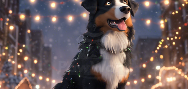 Ellie, the Black Australian Shepherd: Santa’s Little Helper and the Tale of Tinsel’s Christmas Sparkle: A Ellie PawWord Story