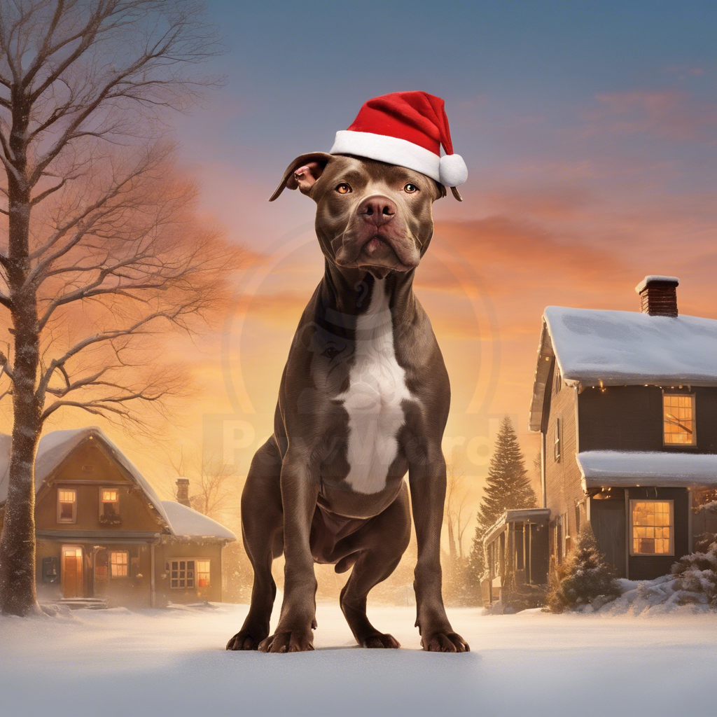 Pawsburgh’s Yuletide Echoes: A Pitbull’s Tale of Joyful Chaos and Wagging Adventures: A molly PawWord Story