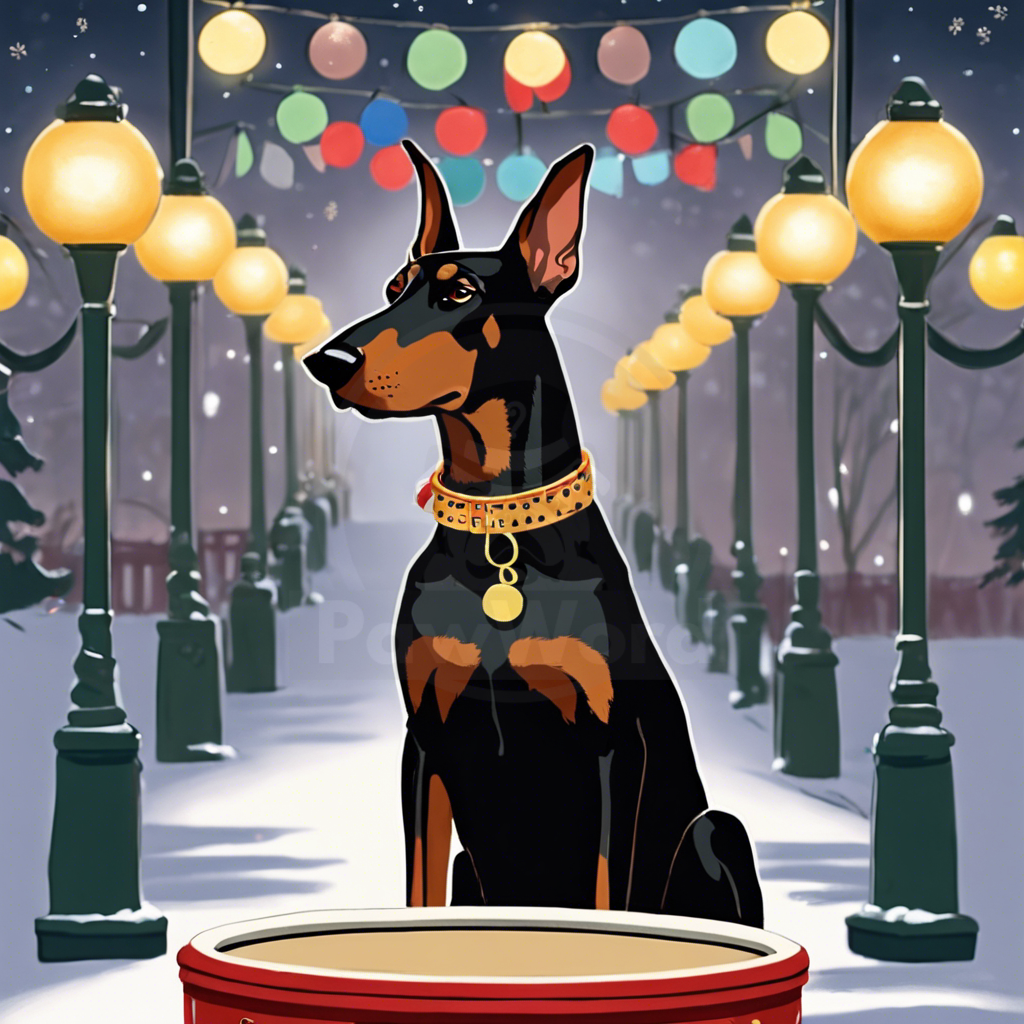 Tales of the Drumming Doberman: Unleashing the Rhythm of Spencerville: A Bria PawWord Story