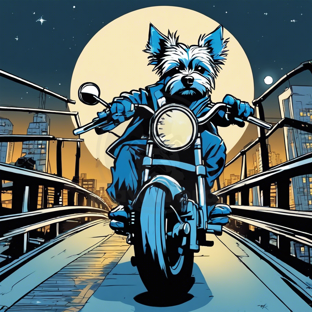 Rebel in Pawsburgh: The Free-Spirited Yorkie on Two Wheels: A Buster PawWord Story