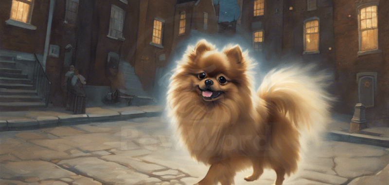 From Pawsburg with Ghostly Love: The Spectral Escapade of Chellsea, the Pomeranian Hero: A Chellsea PawWord Story