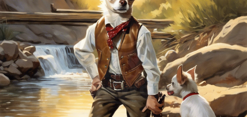 Luna, Pawsburg’s Moonlit Maverick: Tales of Adventure in the Wild West: A Luna PawWord Story