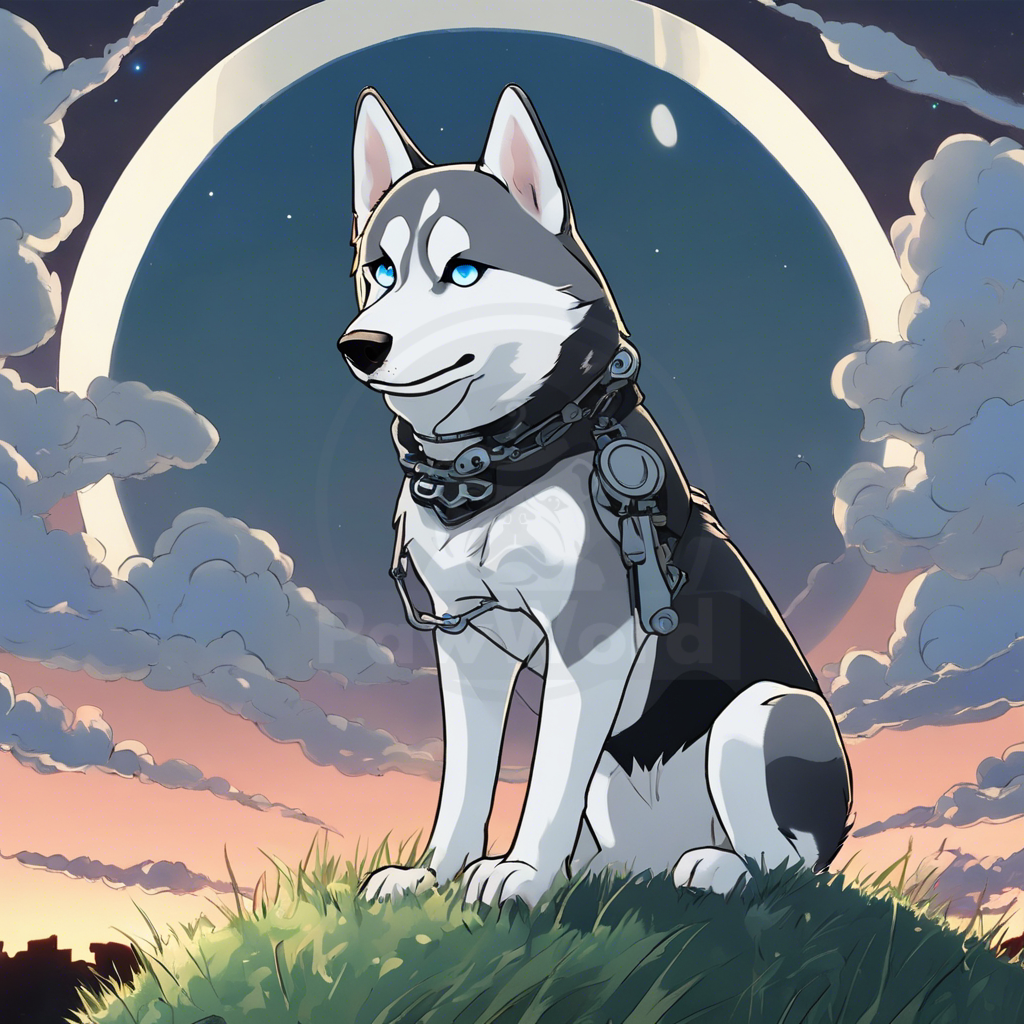 Beneath the Moon’s Glow: The Tale of Layla the Heroic Husky and the Great Grub-gone-Grim: A Layla PawWord Story