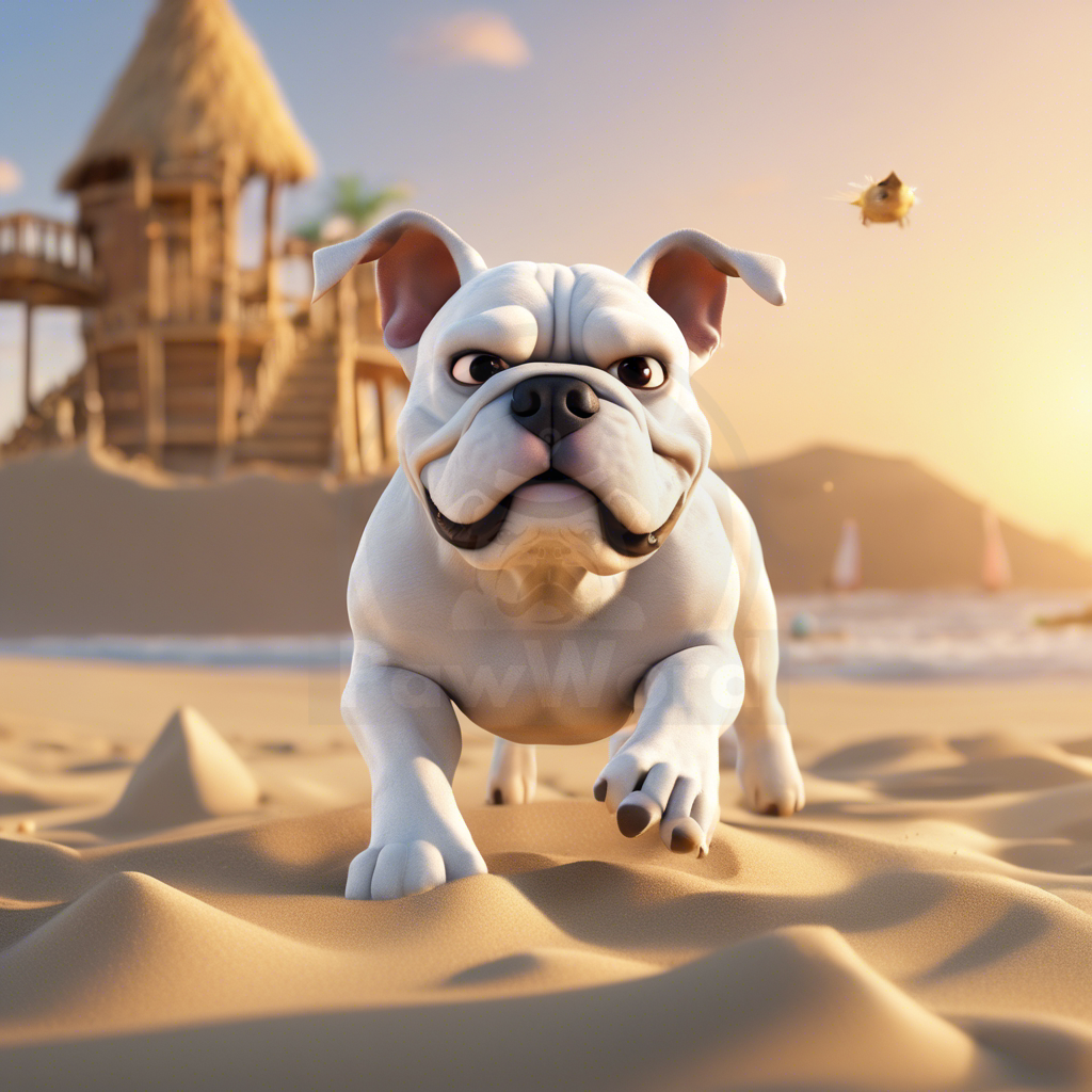 Doc of Speckled Tales: The Beach, The Bulldogs, and the Myth Made of Sand: A Doc PawWord Story