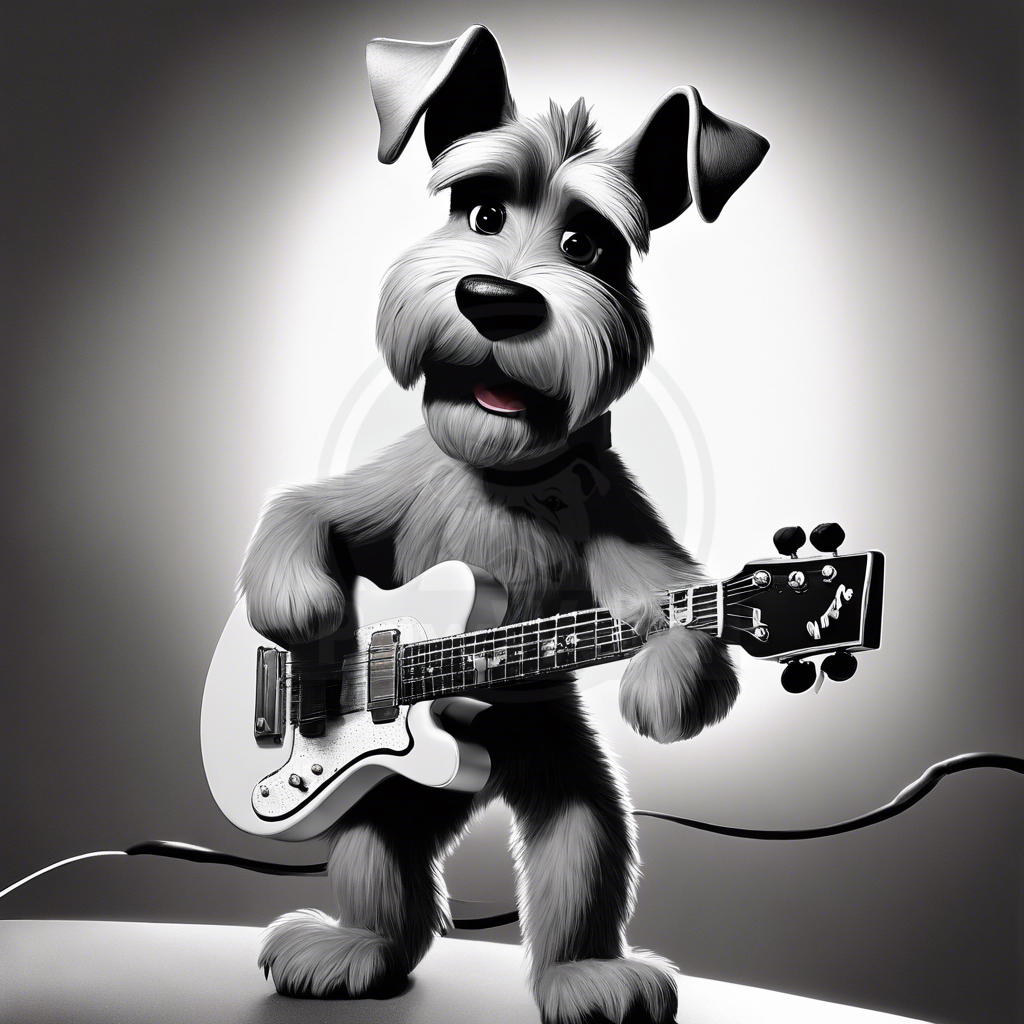 A Tail of Melodies: Noah, the Rockin’ Schnauzer of Pawsburg: A Noah PawWord Story