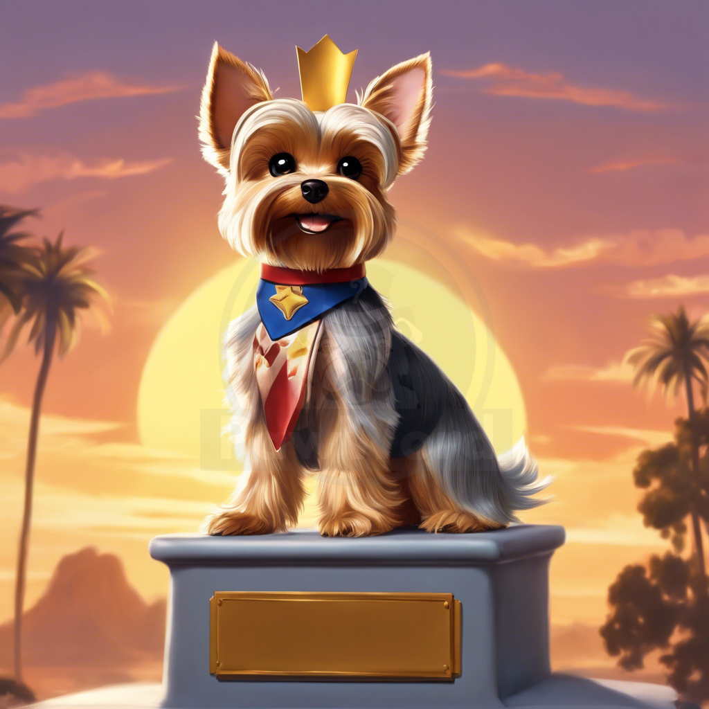 Sparkling Fur and Golden Triumph: A Yorkie’s Tale of The Pet Games in Pawsburgh: A Ozzy PawWord Story