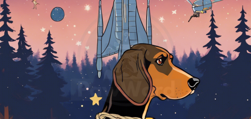 Adventures in the Canine Cosmos: A Yarn of Celestial Bones and Space-Farin’ Pups: A Ellie PawWord Story