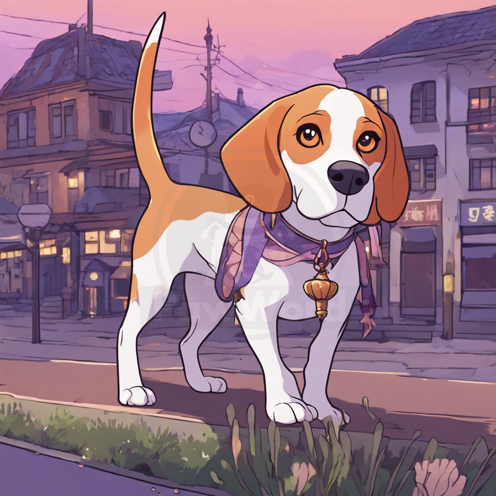 Daphne, the Tri-Colored Heartthrob: A Beagle’s Tale of Royalty and Mischief in Spencerville: A Daphne PawWord Story