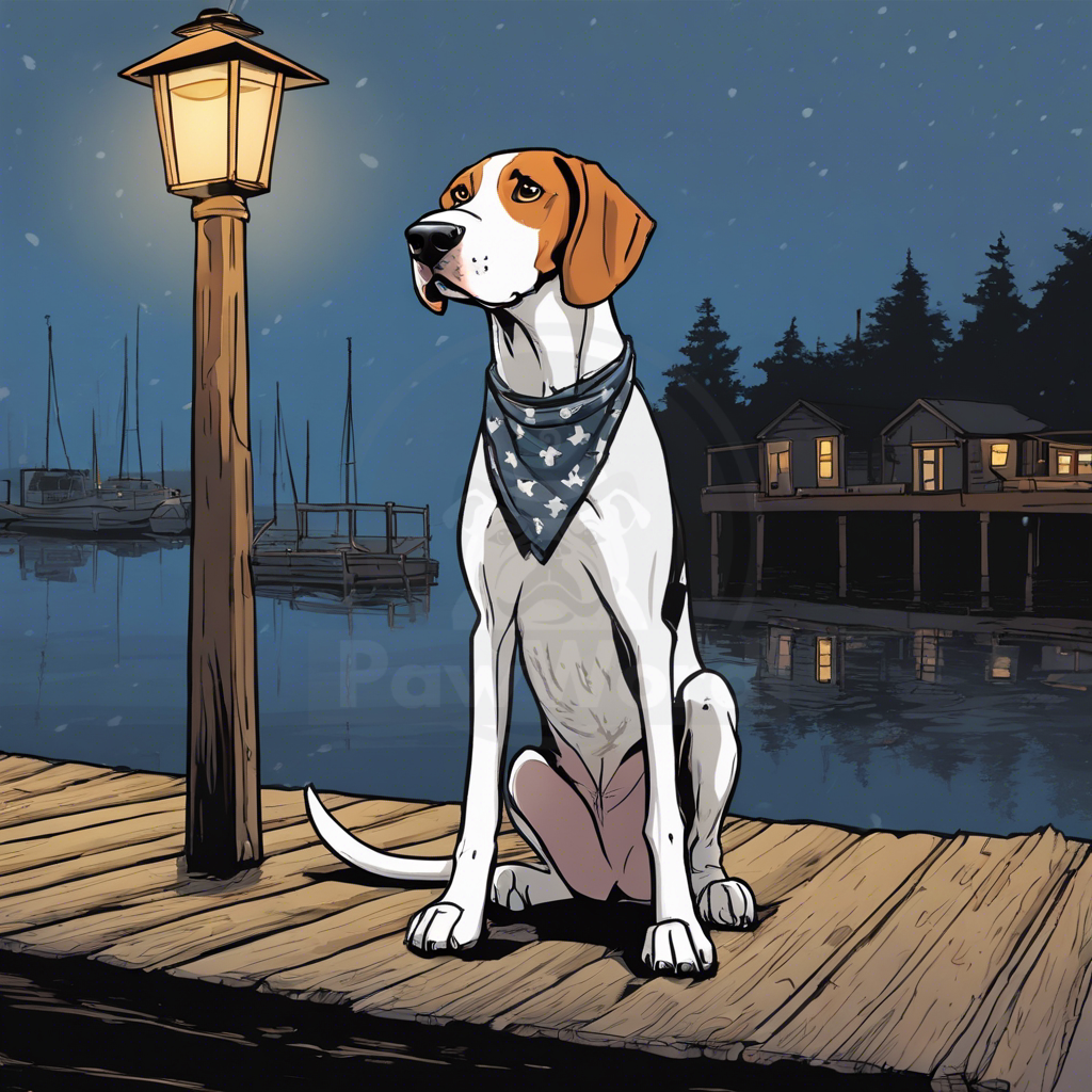 On Haunted Harrier Harbor: The Fearless Tale of Baxter the Brave: A Baxter PawWord Story