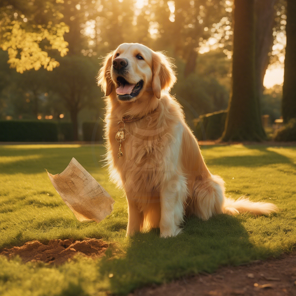 The Golden Retriever’s Treasure: Unleashing Drama and Adventure in Pawsburgh: A Willow PawWord Story