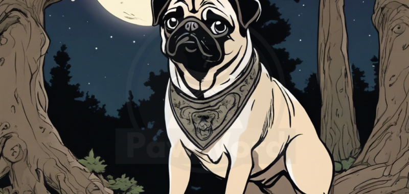 The Pug and the Ghoul-Dog: A Golden Tale of Treasure and Wit: A Keisha PawWord Story