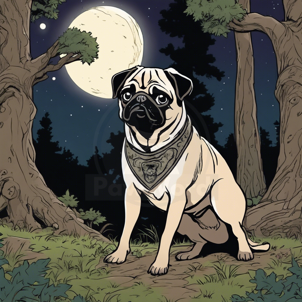 The Pug and the Ghoul-Dog: A Golden Tale of Treasure and Wit: A Keisha PawWord Story