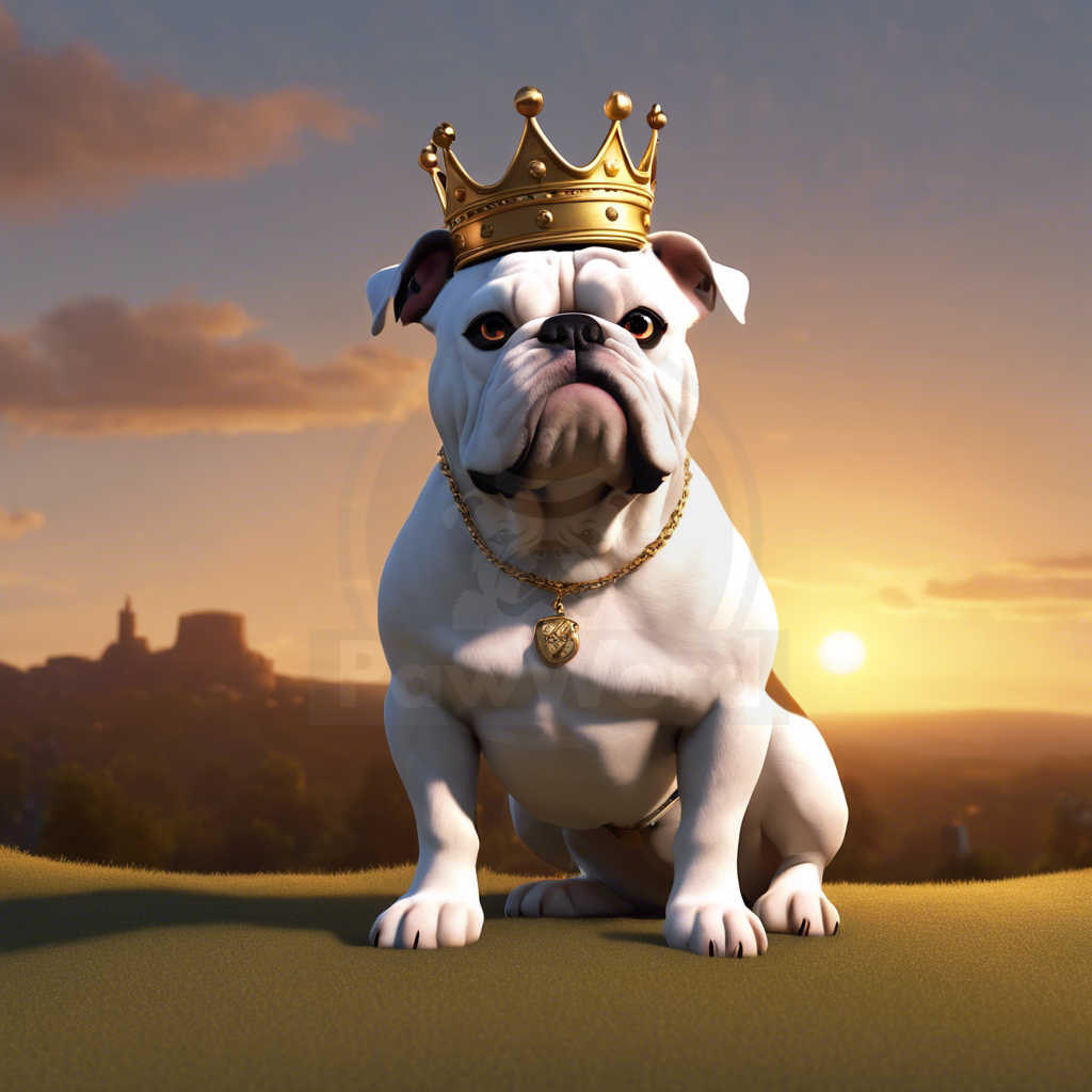 A Queen’s Regal Tale: The Bulldog Monarch of Spencerville: A Pearl PawWord Story