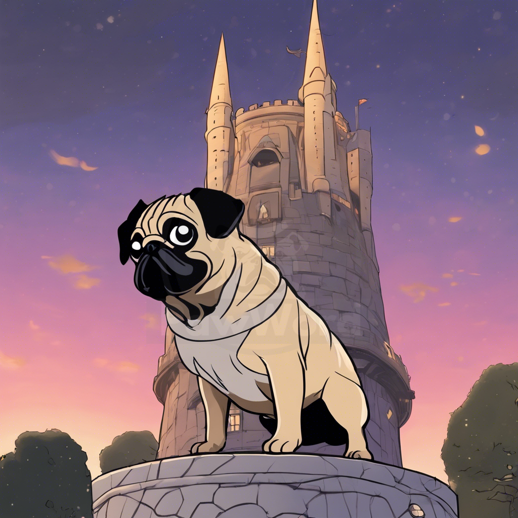 Pug Palace Chronicles: Tails, Treats, and Tower Rescues: A Cassie PawWord Story