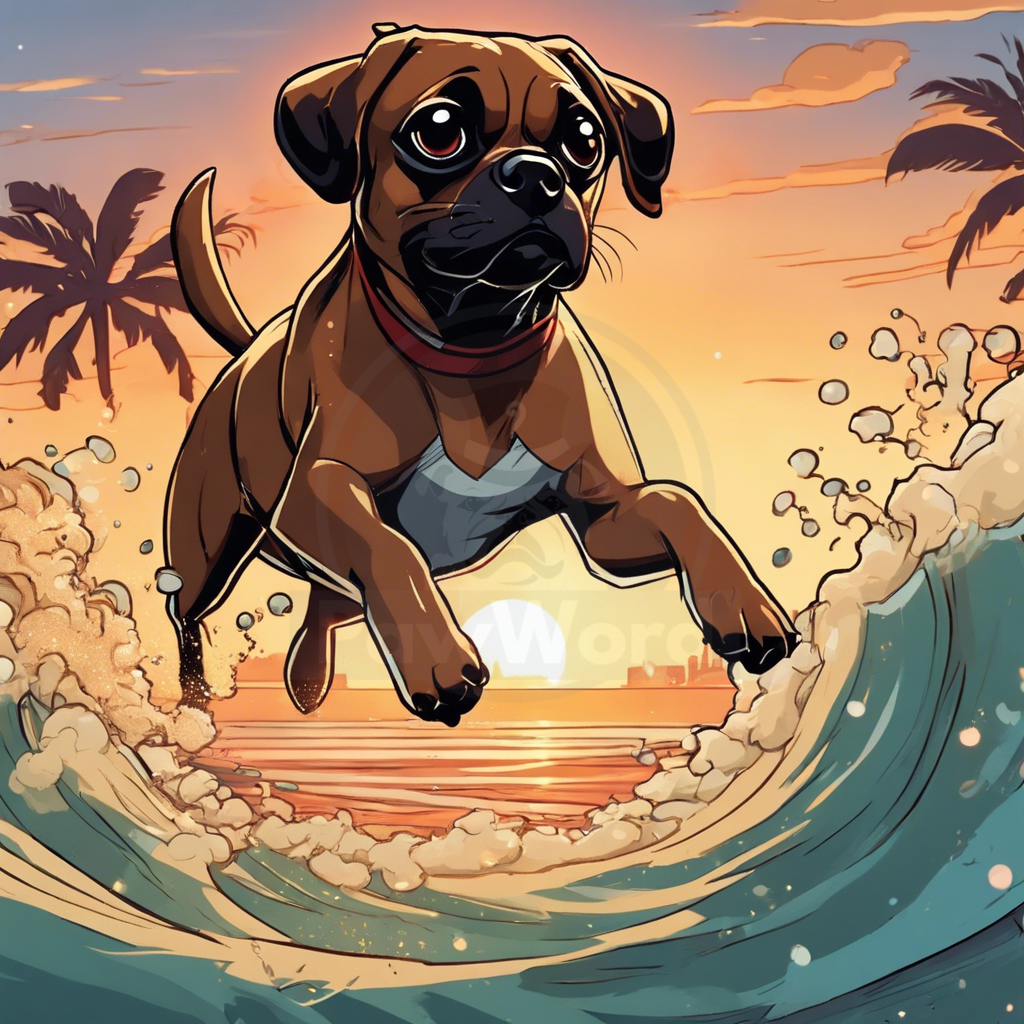 Island Woofs and Whirlpools: A Puggle’s Paw-some Adventure!: A Butters PawWord Story