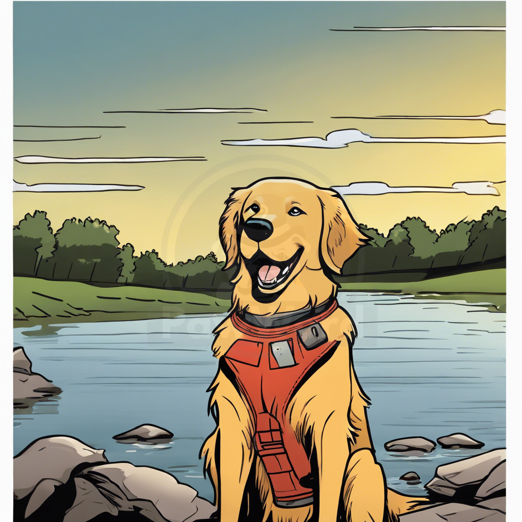 The Golden Retriever Hero: Unleashing Adventure in Spencerville: A Caleb PawWord Story