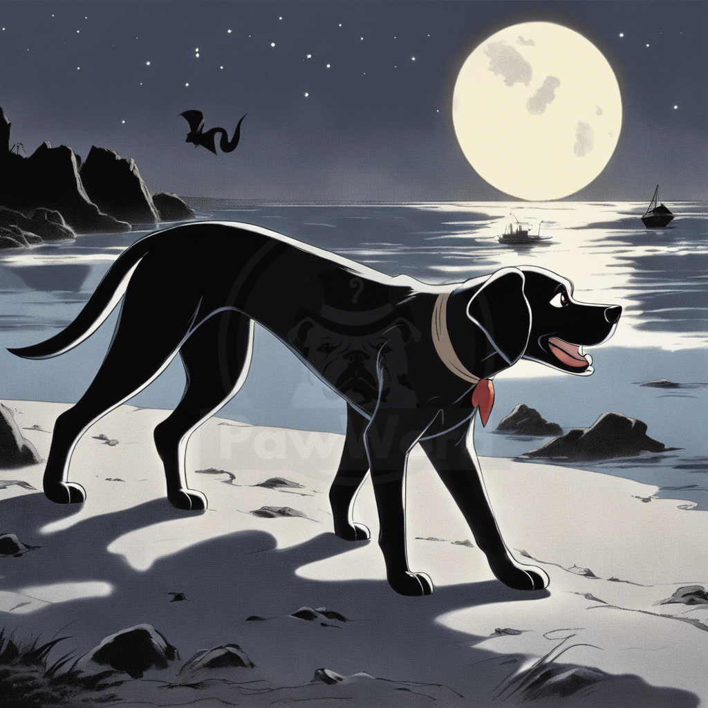 The Moonlit Odyssey of Ollie: A Lab Mix’s Heroic Tale in Pawsburg: A Ollie PawWord Story