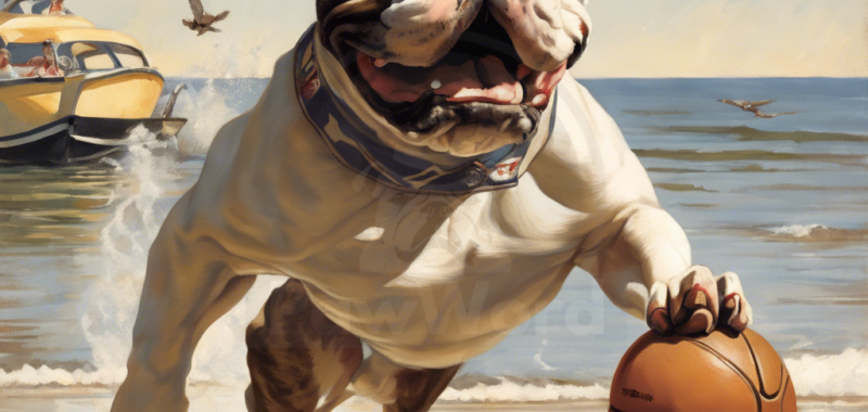 Beach, Ball, and Bulldog: The Legend of Sampson, King of Spencerville: A Sampson PawWord Story