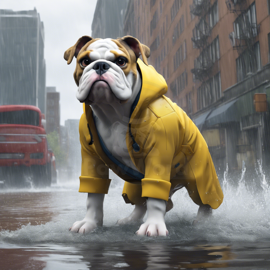 The Pawsburgh Flood: A Bulldog’s Tale of Calamity and Camaraderie: A Mr. Truck PawWord Story