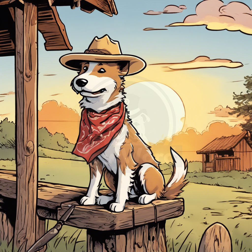 Dusty Dog’s Delightful Delinquencies: A Spencerville Western Epic: A test dog PawWord Story