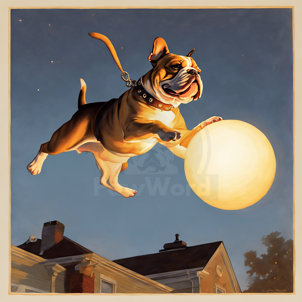 The Floating Ball and the Bulldog’s Quest: A Tale of Curiosity in Spencerville: A Iggy PawWord Story