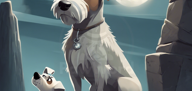 Collar of Wisdom: The Midnight Mischief in Spitz Spire: A Stormy, Sassy, Touka PawWord Story