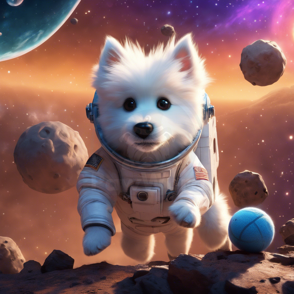 Snowball in Space: A Cosmic Canine Adventure in Pawsburgh: A Snowball PawWord Story