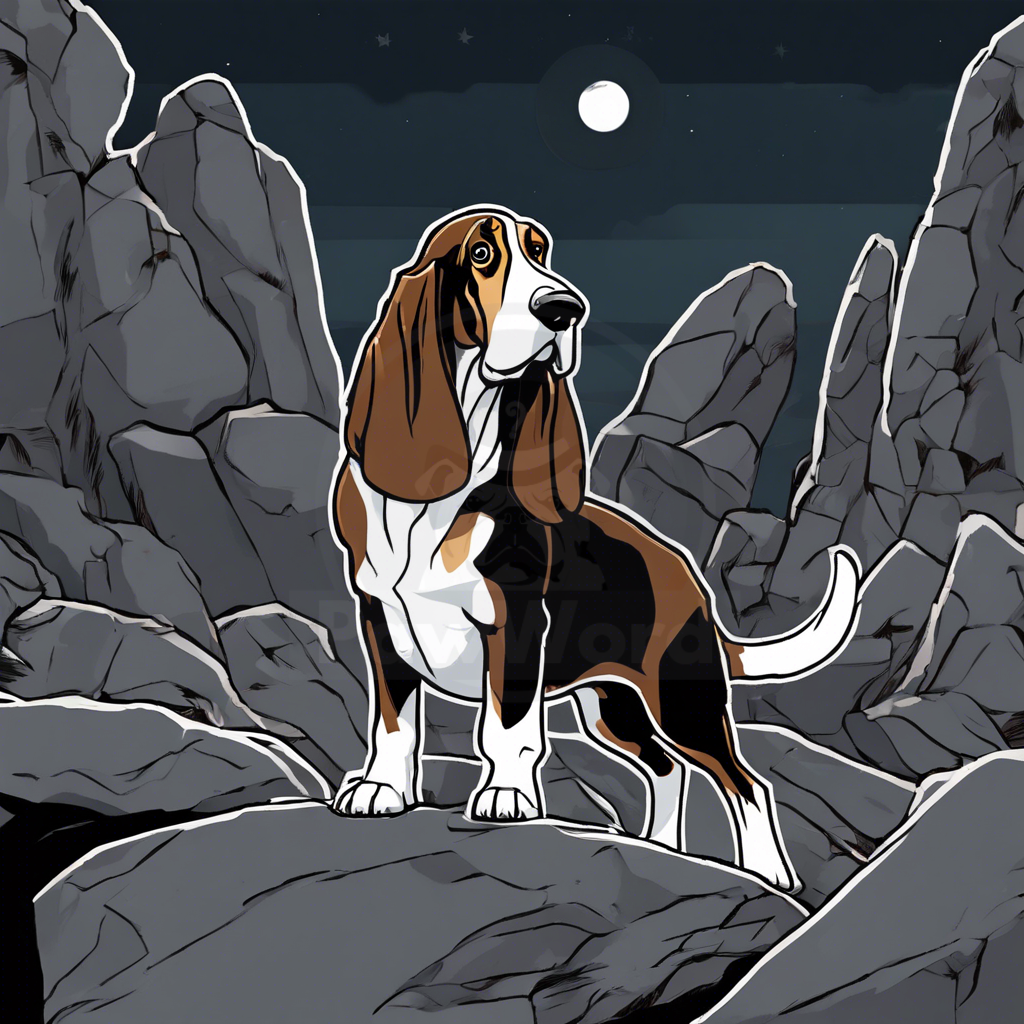 George the Basset Hound: An Adventure in Spencerville: A George PawWord Story