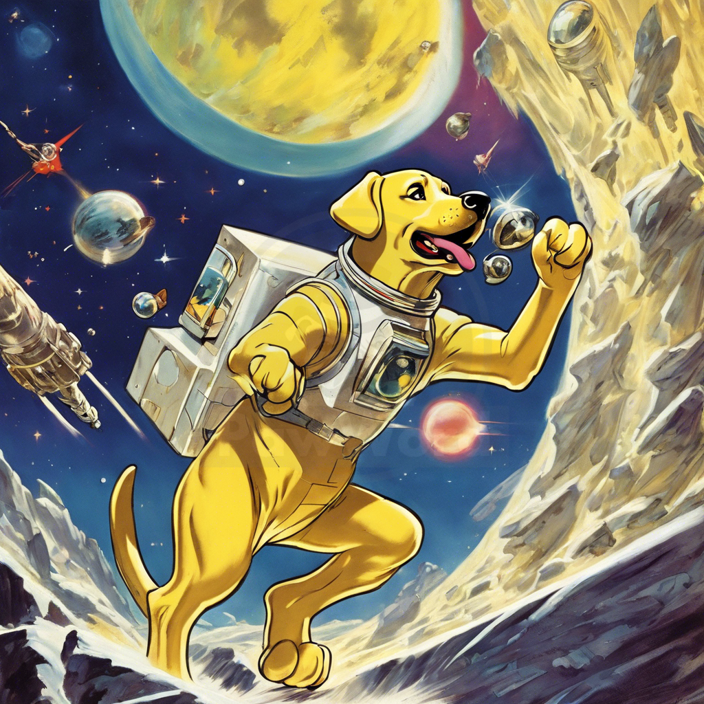 Galactic Tails: The Cosmic Canine Chronicles of Ace the Yellow Labrador: A Ace PawWord Story