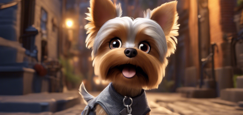 Title: “Pawsburg Chronicles: The Midnight Meandering of Lukie the Yorkie” – Luke PawWord Story