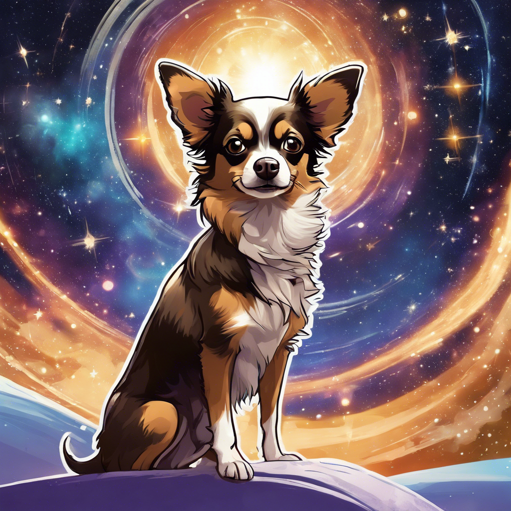 **Tales of the Celestial Canine: KK’s Galactic Quest** – KK PawWord Story